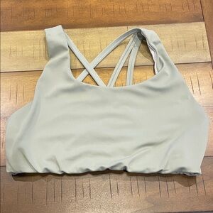 Light Sage Green Strappy Senita Sports Bra